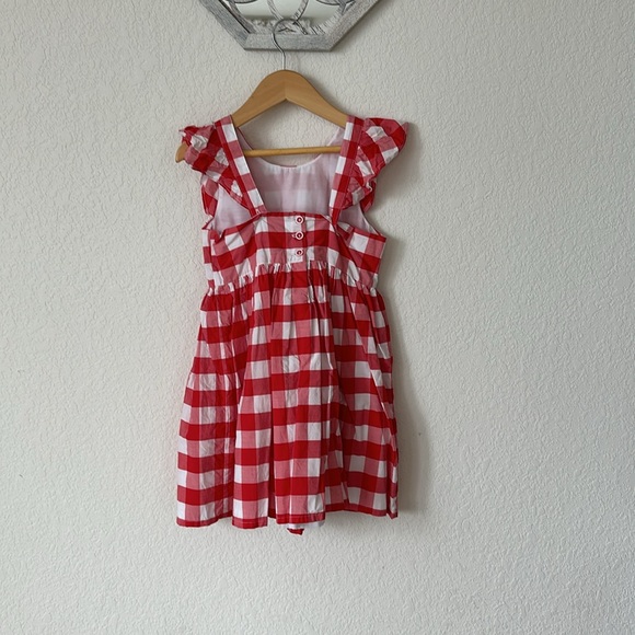 Max Studio • Checkered Ruffle Dress - Picture 4 of 5